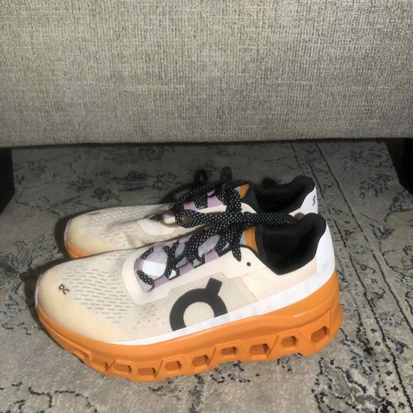 On Cloudmonster in Fawn/Tumeric - Picture 5 of 11